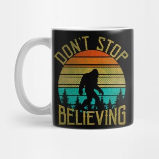 Bigfoot, Don't Stop Believing - RETRO Mug